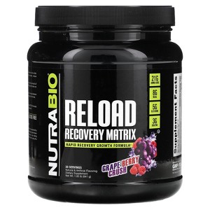 NutraBio Reload Recovery Matrix, Grape Berry Crush, 1.85 lb (841 g) - 1 of 2