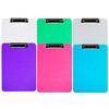 JAM Paper 9" x 12 1/2" 6pk Plastic Clipboards with Low Profile Metal Clip - Letter Size: Multicolor Office Document Holder - 2 of 4