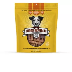 Furry Republic Sticks Slow Roasted Chicken Recipe Dog Treats - 6oz Bag