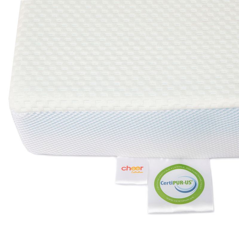 Cheer Collection 3-Inch Gel-Infused Memory Foam Mattress Topper, 5 of 12