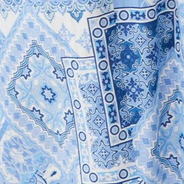 french blue bandana patchwork