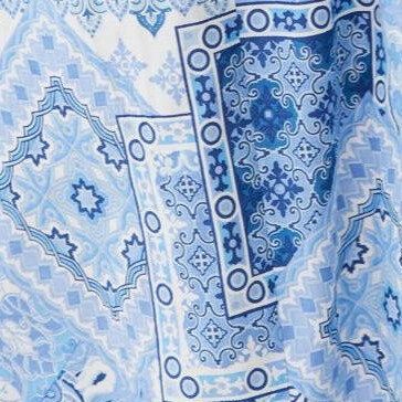 french blue bandana patchwork