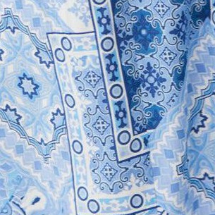 french blue bandana patchwork