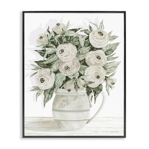 Stupell Industries White Ranunculus Blossoms Flower Vase, 24" x 30" - 1 of 4