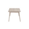 New Classic Furniture,Oscar 60 in. Rectangle Wood Dining Table, White Ash - 3 of 4