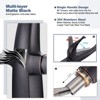 WOWOW Single Handle Gooseneck Pull Down Sprayer Kitchen Faucet - 4 of 4