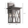 Chloe Lighting Anthony Transitional 1 Light Rubbed Bronze Outdoor Wall Sconce 14" Tall - 4 of 4