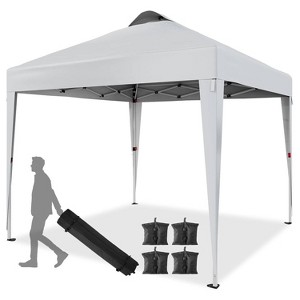 GustoWave 10x10 Ft Pop Up Canopy Tent, Sun Shelter Gazebo for Outdoor Camping - 1 of 4