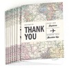 Big Dot of Happiness World Awaits - Travel Themed Party Thank You Cards (8 count) - 2 of 4