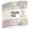 Big Dot of Happiness World Awaits - Travel Themed Party Thank You Cards (8 count) - image 2 of 4