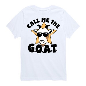 Boys' - Instant Message - Call Me The Goat Short Sleeve Graphic T-Shirt - 1 of 4