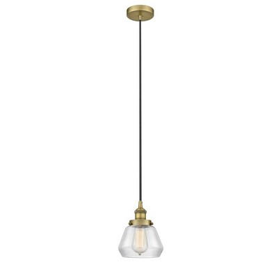 Fulton - 1 Light Mini Pendant In Industrial Style-9 Inches Tall and 6.75 Inches Wide