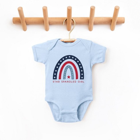 The Juniper Shop Star Spangled Girl Baby Bodysuit - image 1 of 2