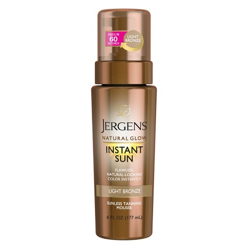 jergens sun instant bronze glow natural lotion light moisturizing oz target