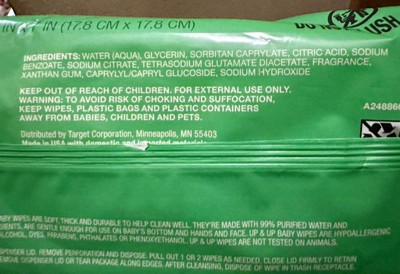 Green Tea Melon Scent Baby Wipes - 216ct - Up & Up™ : Target