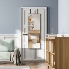 Yukimo Lockable Storage Jewelry Cabinet with Frameless Mirror, Large Wall-Mounted Armoire with Multiple Compartments and Adjustable Hooks - 4 of 4