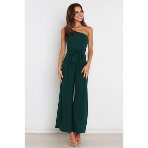 Petal and Pup Women's Leyton Jumpsuit - Emerald 16 - 1 of 4