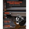VEVOR Pintle Hook, 20000 lbs, Pintle Hook Hitch for 2-inch Hitch Hook Military Receiver, Combination 2-5/16-inch Hitch Ball, Black - 3 of 4