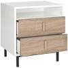 Kefton Cabinet - FOX4219 - White/Oak - Safavieh Couture - 4 of 4