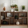 Hommoo 70.9" 3-Tier Console Table with Storage Shelves - 2 of 4
