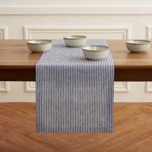 Solino Home Striped Linen Table Runner | Narrow Stripe - 1 of 4