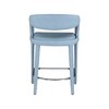 Meridian Furniture,Sylvester Light Blue Vegan Leather Stool - 2 of 4