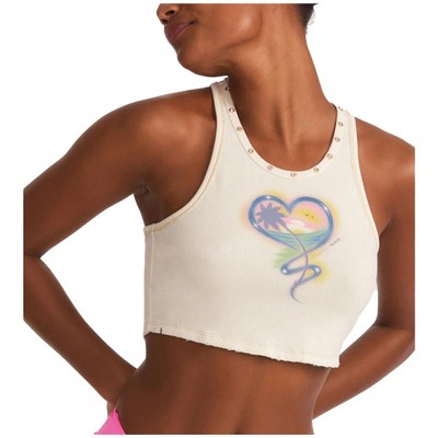 Hurley Womens Whitewater Rib Racerback Tank Top