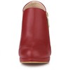 Allegra K Women's Platform Round Toe Chunky Heels Ankle Booties - 2 of 4