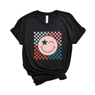 Simply Sage Market Women's American Smile Short Sleeve Graphic Tee