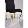 NicBex 2pc Dining Chair Upholstered Dining Room Furniture Side Chair with High Backfrest & Silver Metal Legs - 2 of 4
