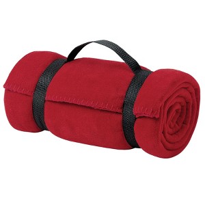 Port Authority Value Fleece Blanket with Carrying Strap - 1 of 4
