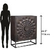 Hekman 28302 Circle Carved Door Cabinet 2-8302 Special Reserve - 2 of 2