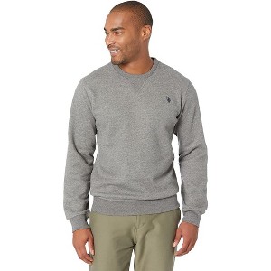 U.S. Polo Assn. Men's Long Sleeve Popover Crew Neck Fleece Sweatshirt - 1 of 3
