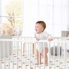 Sweet Jojo Designs Boy Girl Gender Neutral Unisex Baby Fitted Crib Sheet Boho Sun Collection White and Orange - 2 of 4