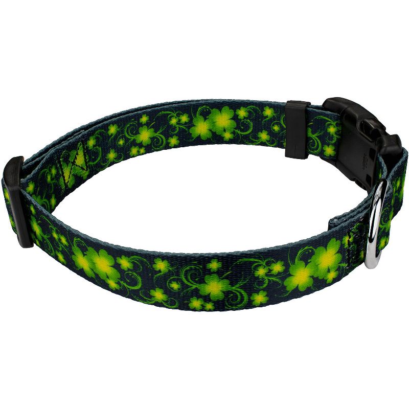 Country Brook Petz® Deluxe Clovers In The Wind Dog Collar - Made in The U.S.A., 4 of 6