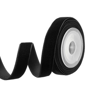 Unique Bargains Velvet Single-Faced Vintage Soft Craft Decorative Wedding Ribbon - 1 of 4