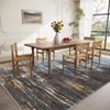 Modern Abstract Living Room Area Rug for Home Decor, Large Soft Non Slip Washable Carpet for Bedroom Dining Room - 4 of 4
