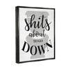 Stupell Industries About To Go Down Funny Bathroom Family Home Word Design - 3 of 4