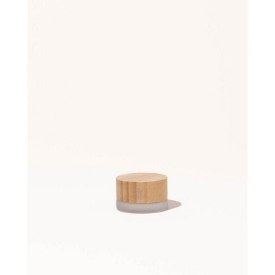 makesy 0.17oz / 5ml frosted glass & bamboo jar