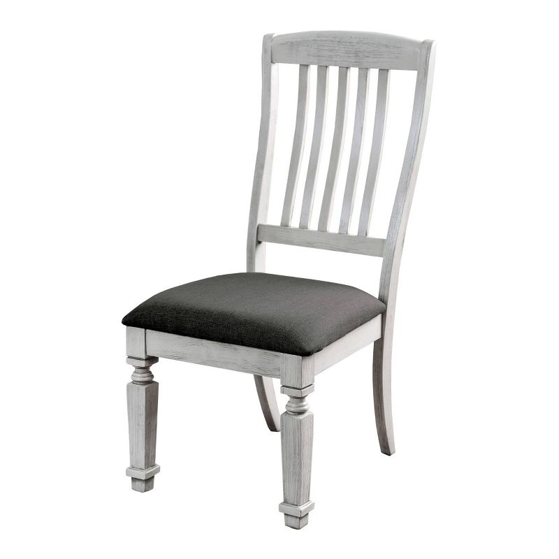 Irena Cushioned Wood Dining Chair Winter White - HOMES: Inside + Out, 1 of 6