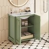 MOEPISY 30 Inch Bathroom Vanity with Ceramic Sink, Freestanding Bathroom Vanity Set with Hidden Drawer - 4 of 4