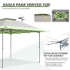 EAGLE PEAK 13x13ft Pop Up Canopy Tent Instant Outdoor Canopy Easy Setup w/Auto Extending Eaves - 4 of 4