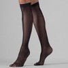 LECHERY Women's Lustrous Silky Shiny Sheer Dress Nylons Knee-Highs Stockings Socks (2 Pairs) - 3 of 4