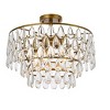 Elegant Lighting Mila 18 inch flush mount in brass - 3 of 4