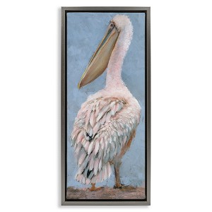 Stupell Industries Traditional Pelican View Black Framed Floater Canvas Wall Art - 1 of 4