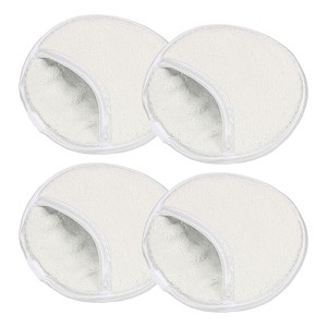 Unique Bargains Cleansing Daily Face Wash Sponges Exfoliating Fingers Glove 4 Pcs - 1 of 4