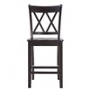 2pk 24" South Hill Double X Back Counter Height Barstools - Inspire Q - 3 of 4