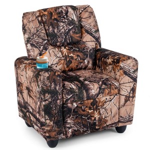 Safstar Kids Recliner with Cup Holder w/Adjustable Backrest & Footrest for Boys & Girls - 1 of 4