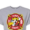 Women's - Disney - Firefighter Mickey Cropped Graphic T-Shirt - 2 of 4