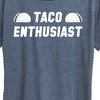 Women's - Instant Message - Taco Enthusiast Short Sleeve Graphic T-Shirt - 2 of 4